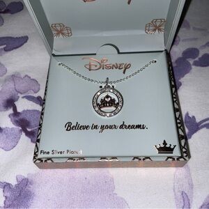 New Disney Crown Necklace